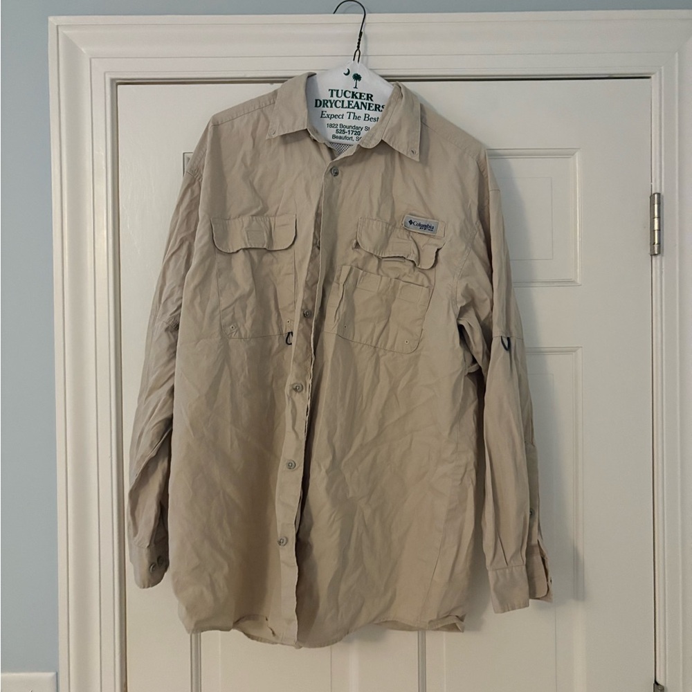 Columbia Men's Beige Shirt Jacket